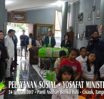 Kunjungan ke Panti Asuhan Beriku Hati Cisauk Tangerang 24 Januari 2017