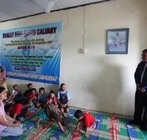 Kunjungan ke panti asuhan Calvary  Februari 2016 Bekasi