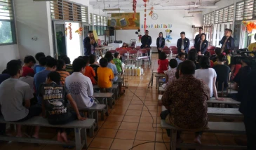 Kunjungan ke panti asuhan Pintu Elok  Februari 2015 Pamulang  Tangerang